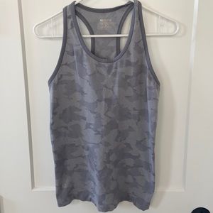 Athleta grey camo tank top